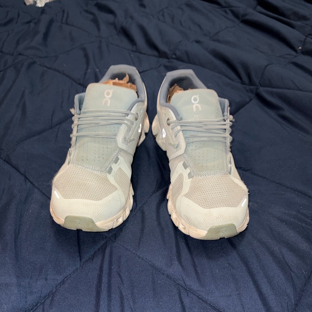 On Running Light blue/grey Sneakers